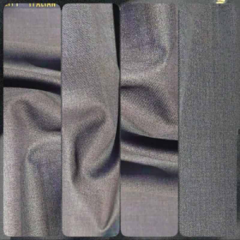 Original Quality Italian Manteko Fabric, Color Gray (Ash)