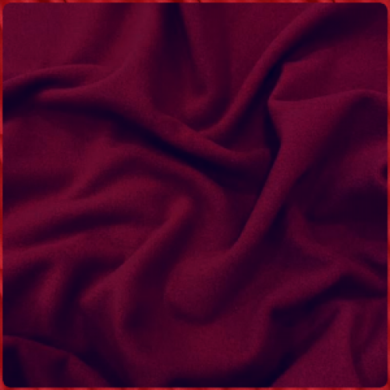 Ox Blood Original Italian Manteko Fabric