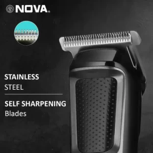 NOVA NHT 1076 Trimmer 30 min Runtime 4 Length Settings