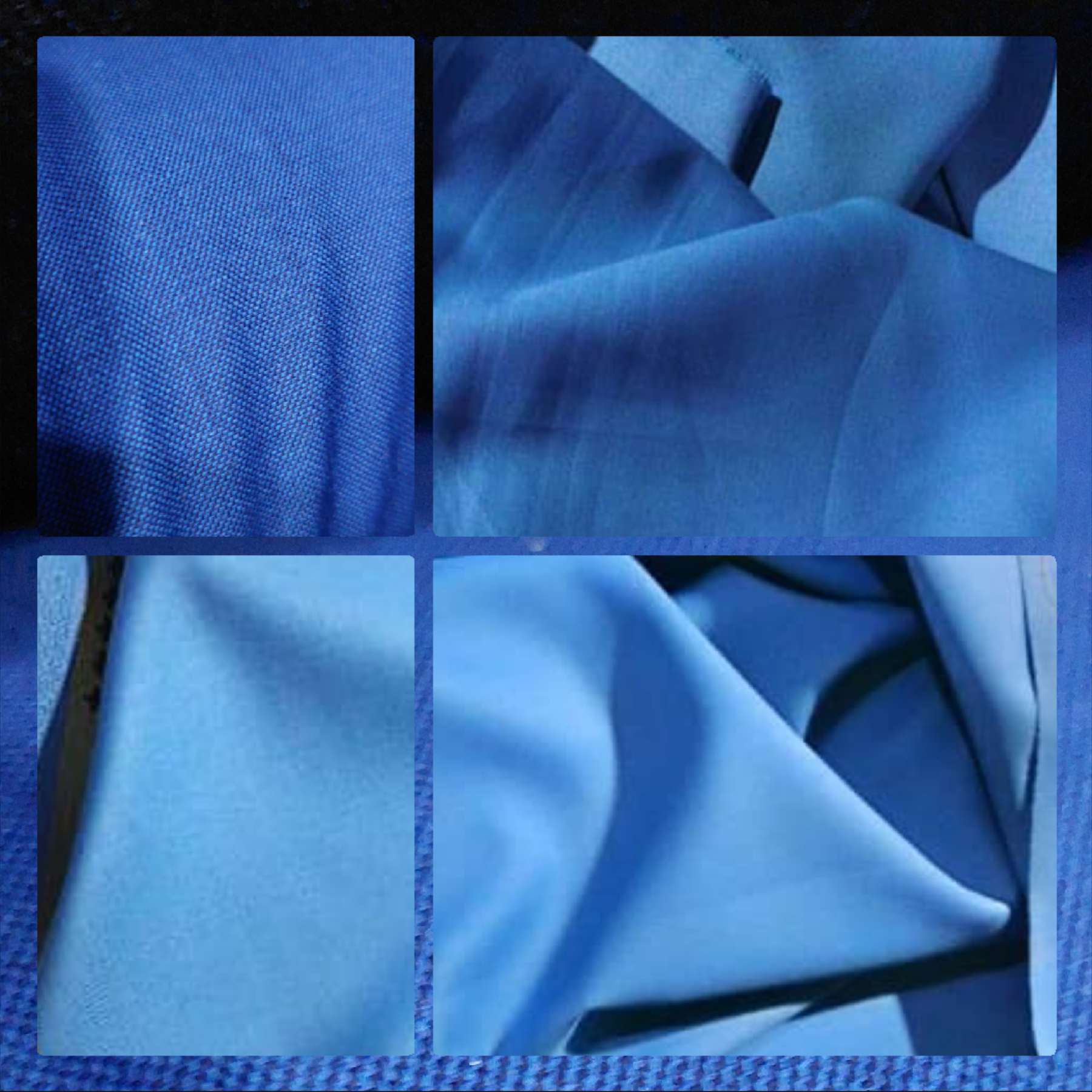 Torquise Blue Original Quality Italian Manteko Fabric