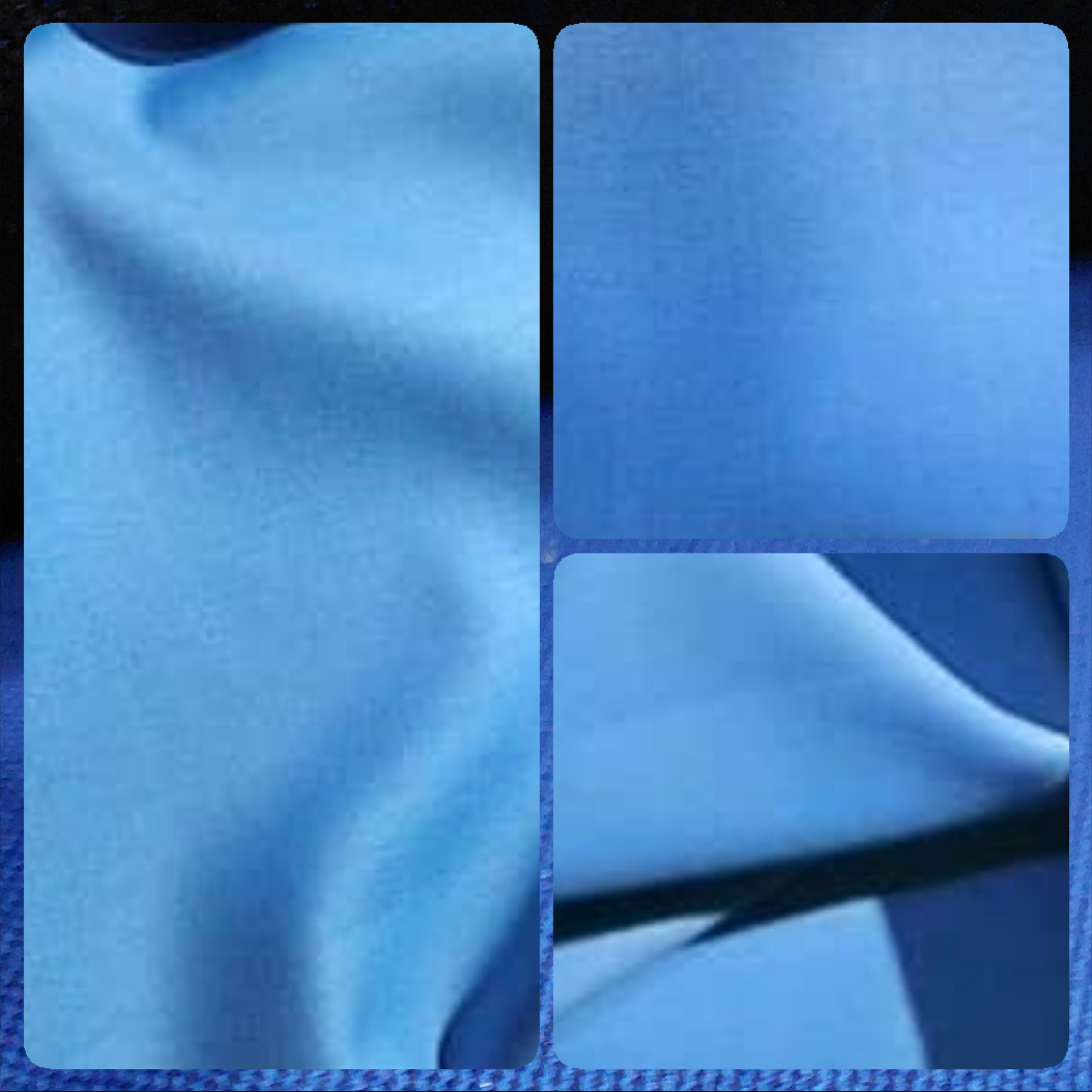 Torquise Blue Original Quality Italian Manteko Fabric