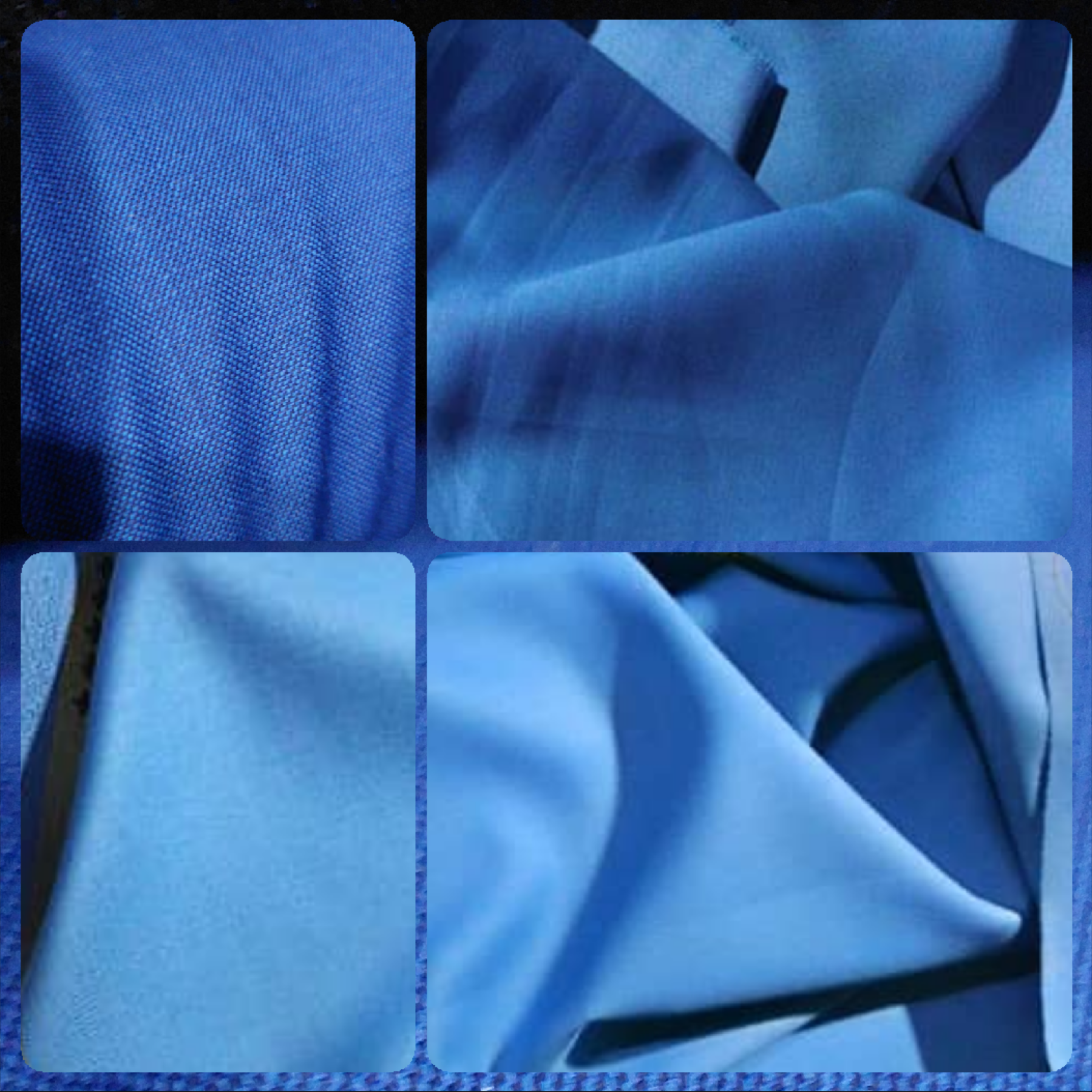 Torquise Blue Original Quality Italian Manteko Fabric