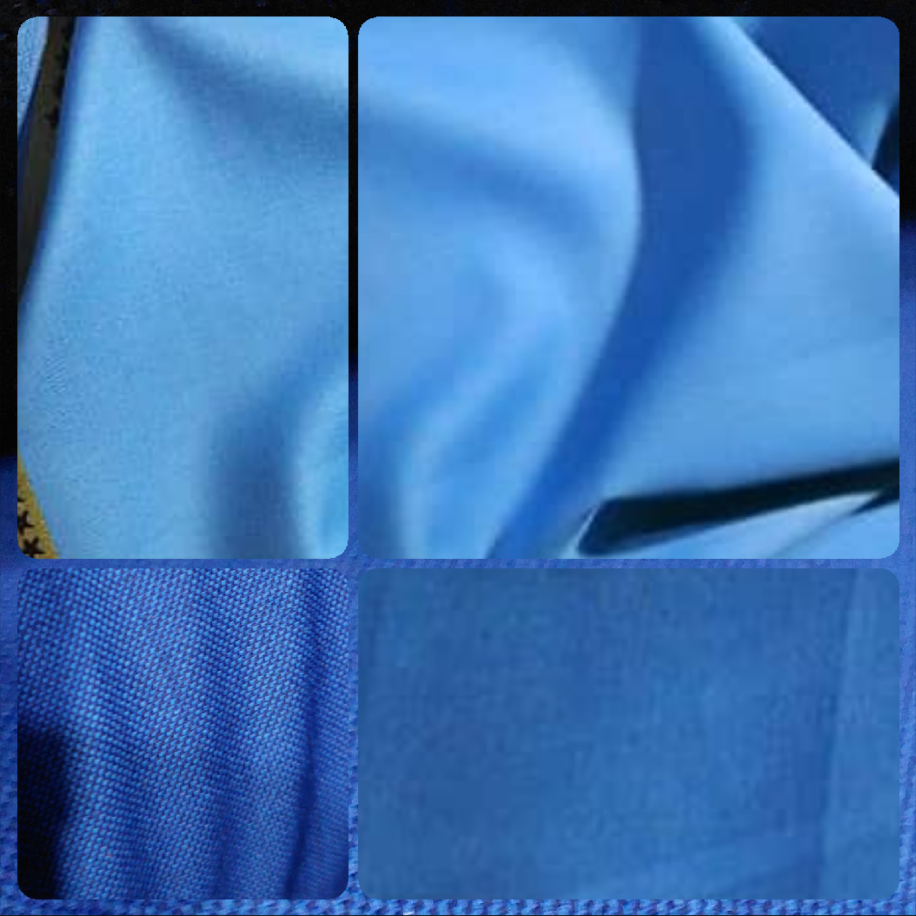 Torquise Blue Original Quality Italian Manteko Fabric