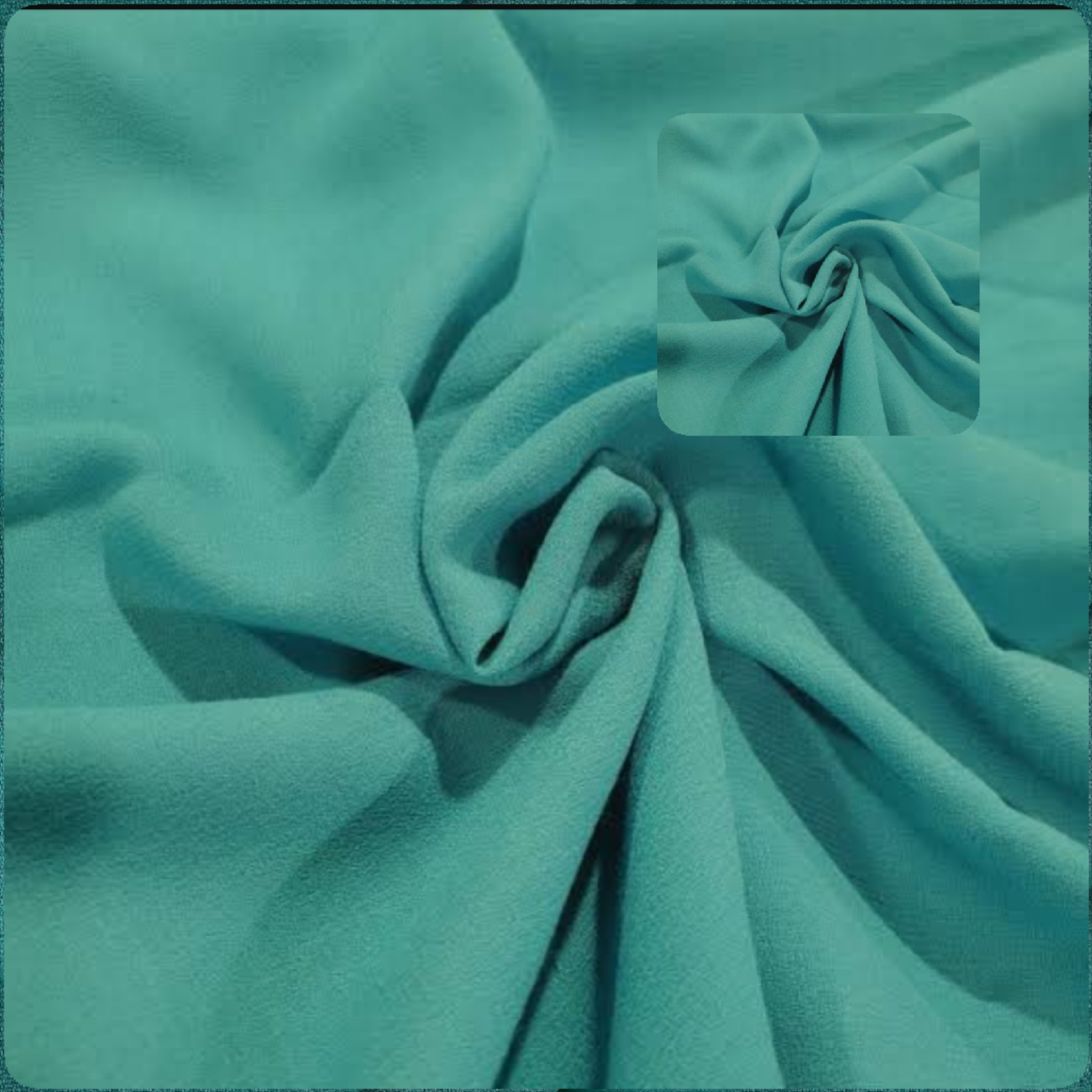 Pearl Green Original Italian Wool Manteko Fabric