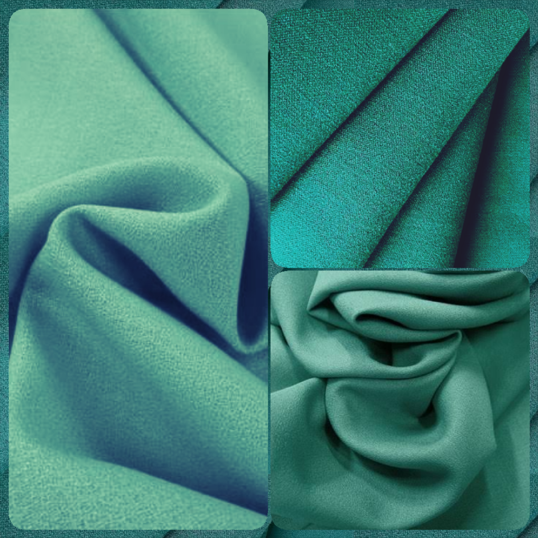 Pearl Green Original Italian Wool Manteko Fabric