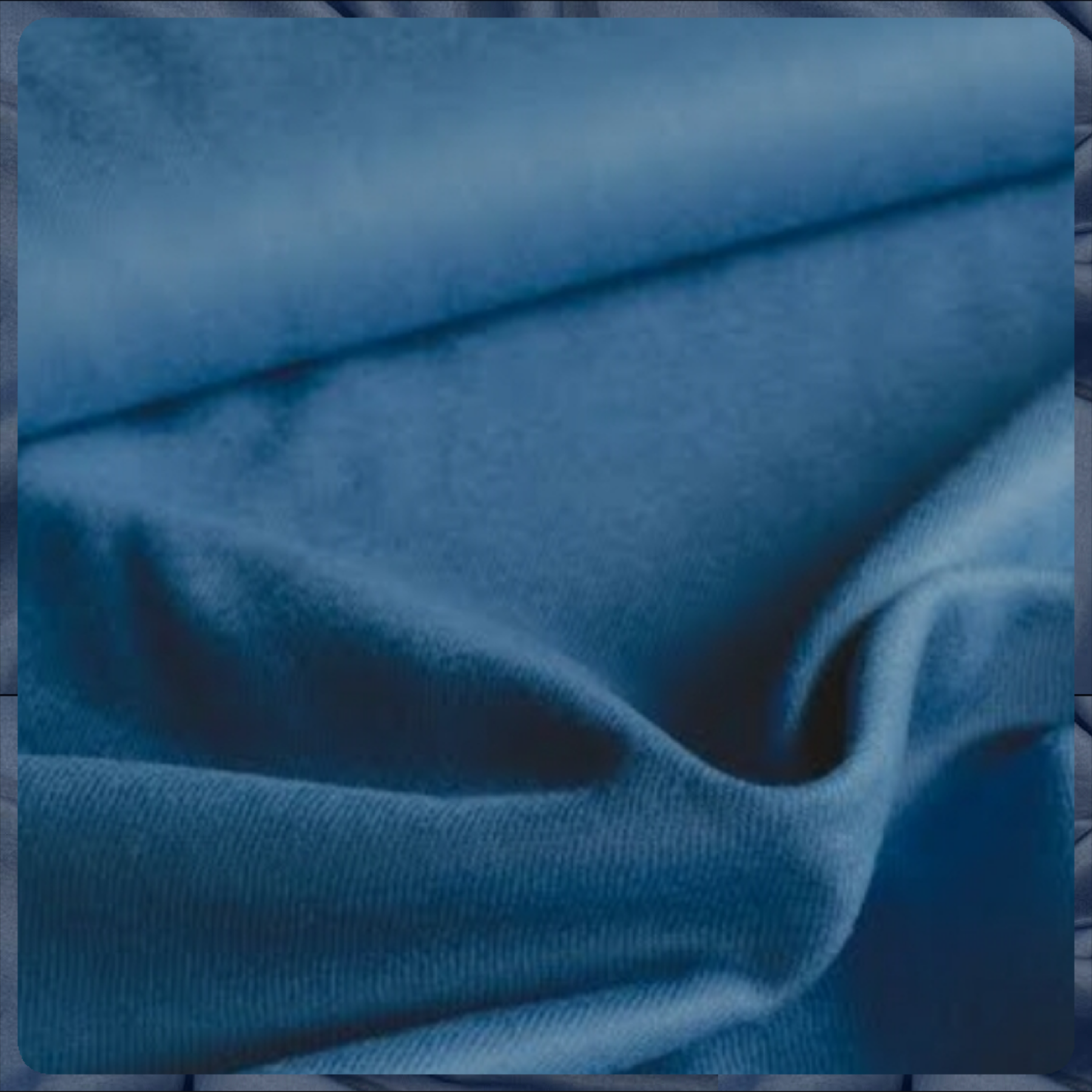 Sky Blue Italian High Quality Virgin Wool